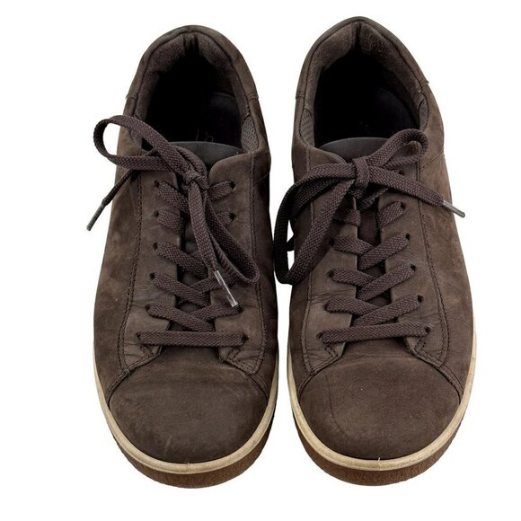 ECCO - WOMENS CHASE II SNEAKER Brown Suede Lace Up Size 9-9.5 - Picture 1 of 10